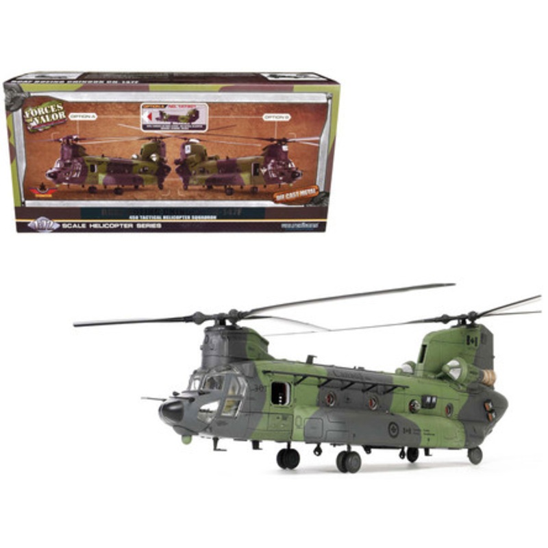 Boeing Chinook CH-147F Helicopter "Royal Canadian Air Force #147301 450 Tactical Helicopter Squadron Petawawa Ontario" 1/72 Diecast Model by Forces of Valor