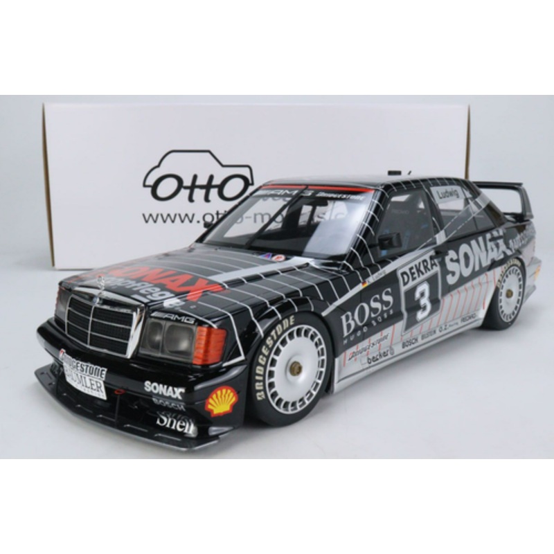 1/12 OTTO 1992 Mercedes-Benz W201 190 EVO II DTM Champion K.Ludwig #3 Resin Car Model