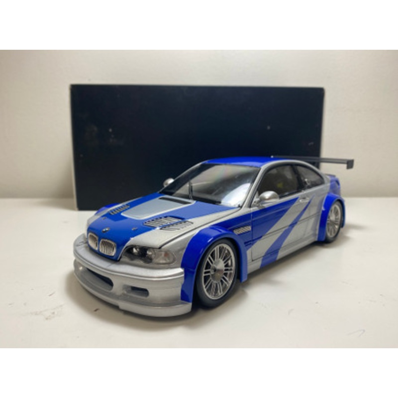 1/18 DCN BMW M3 E46 GTR Need for Speed Most Wanted Diecast Car Model