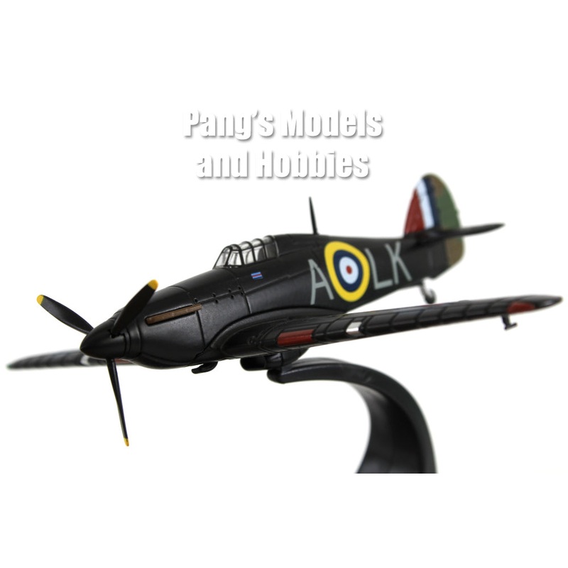 Hawker Hurricane Mk.I 87 Sqn - Ian "Widge" Gleed - Colerne 1941 1/72 Scale Diecast Metal Model by Oxford