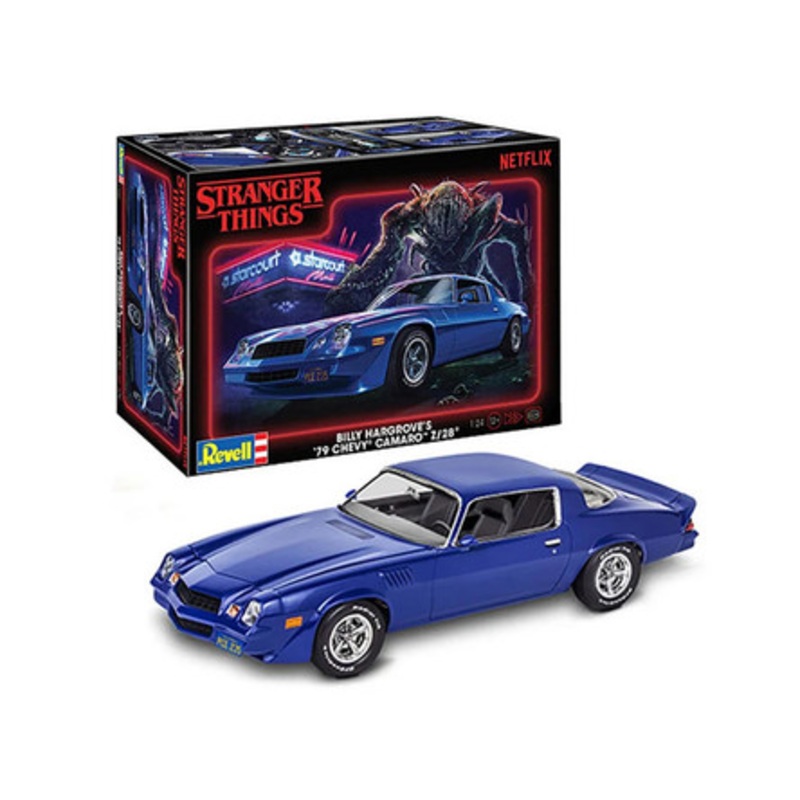 Level 4 Model Kit Billy Hargroves 1979 Chevrolet Camaro Z/28 "Stranger Things" (2016-Current) TV Series 1/24 Scale Model by Revell