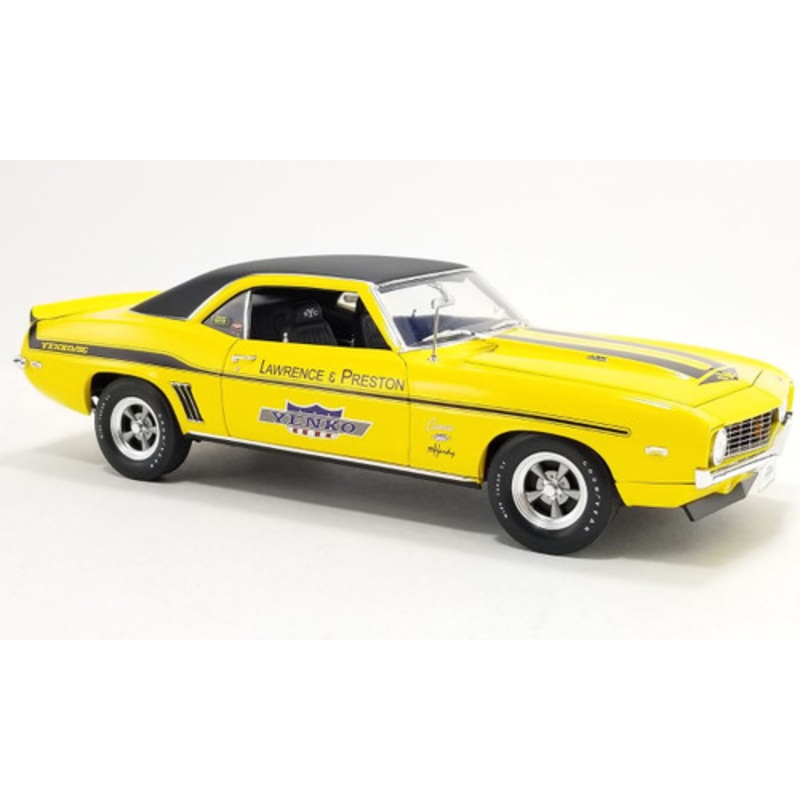 1/18 ACME 1969 Chevrolet Yenko Camaro SC/SS/E Lawrence & Preston Diecast Car Model