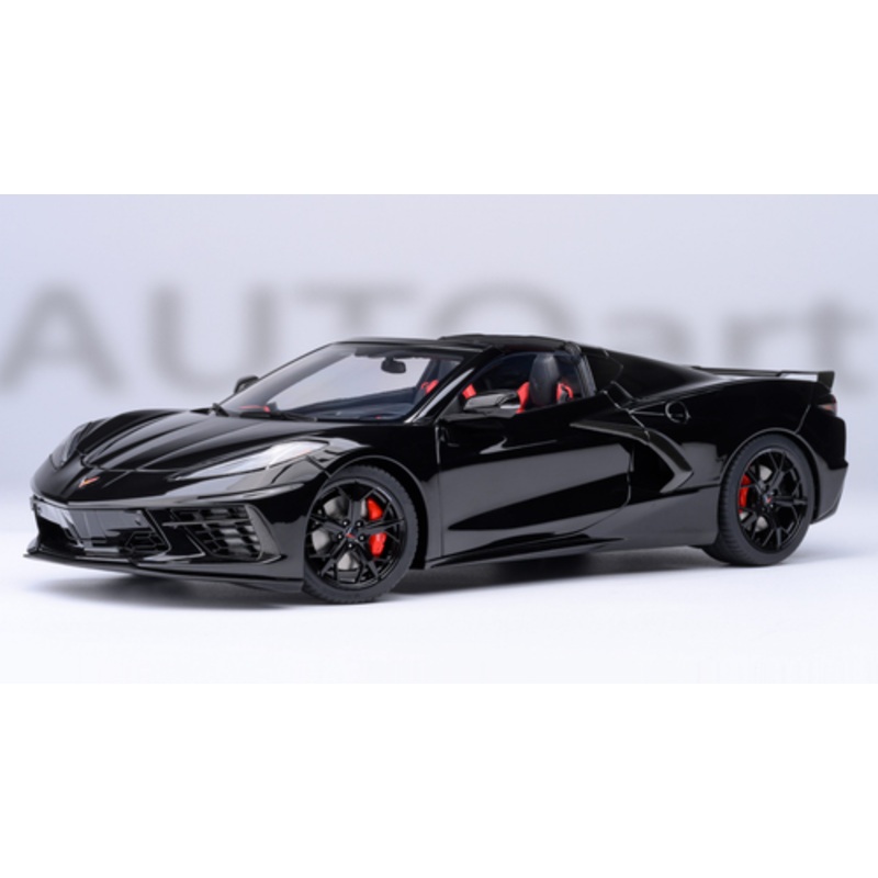 1/18 AUTOart Chevrolet Corvette C8 Stingray Z51 (Black) Car Model