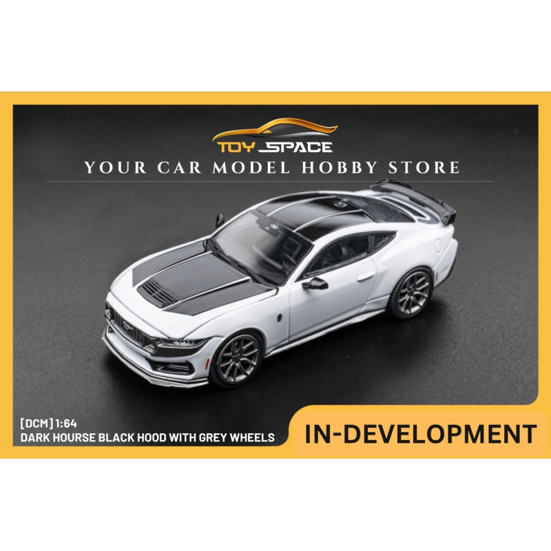 [DCM] 1:64 Dark Hourse Black Hood With Grey Wheels
