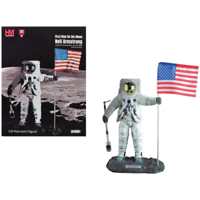 Neil Armstrong "Apollo 11 Commander - First Man On the Moon" Polyresin Statue "Statue Series" 1/8 Scale Model by Hobby Master