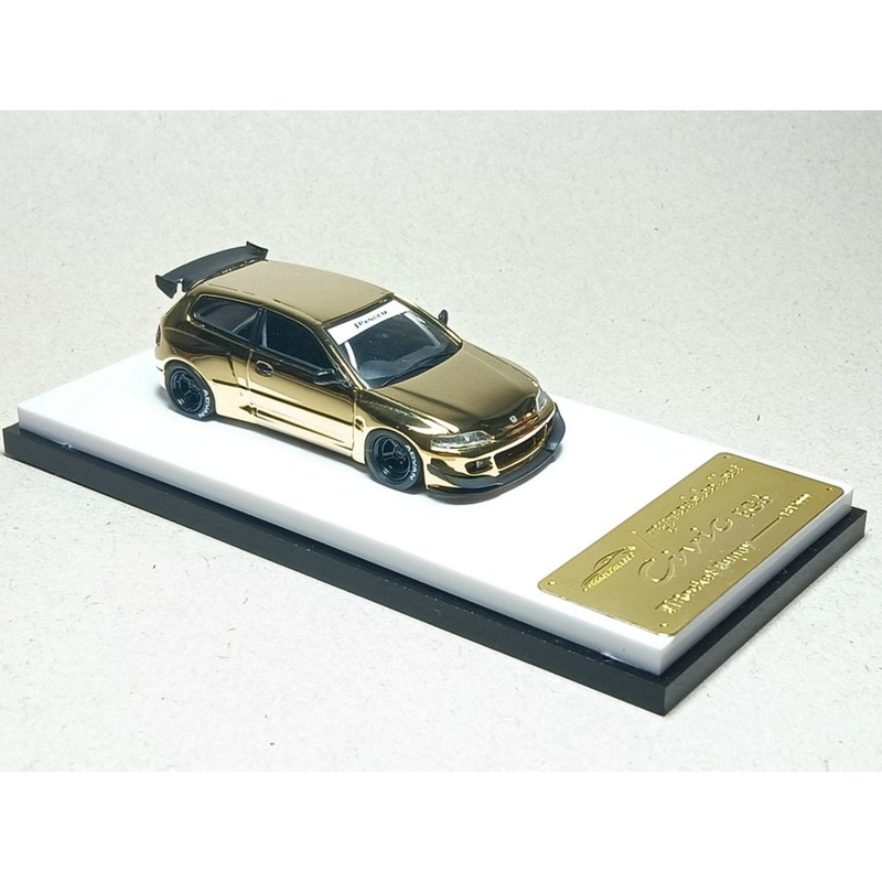 [Preorder] Model Collect 1:64 Honda Civic EG6 Rocket Bunny - Chrome Gold