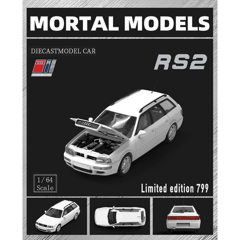 [Preorder] Mortal 1:64 Audi RS2 Avant - White