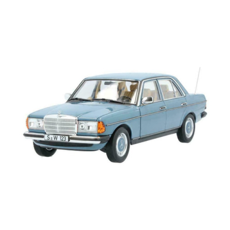 1/18 Dealer Edition 1980-1985 Mercedes-Benz 200 (W123) (China Blue) Diecast Car Model