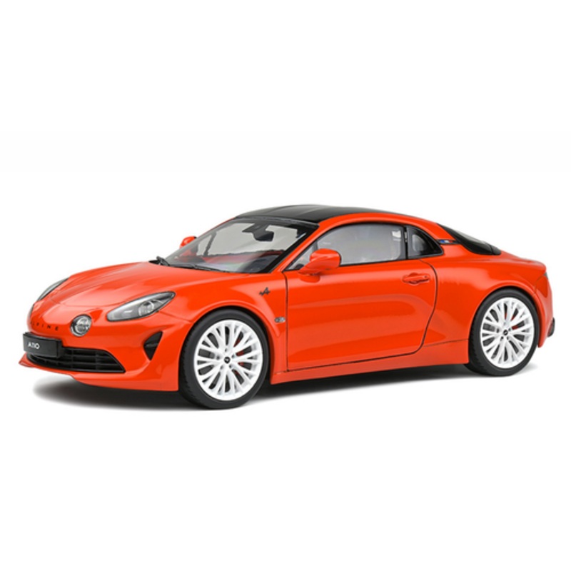 1/18 Solido 2021 Renault Alpine A110S Pure Color Edition (Orange) Diecast Car Model