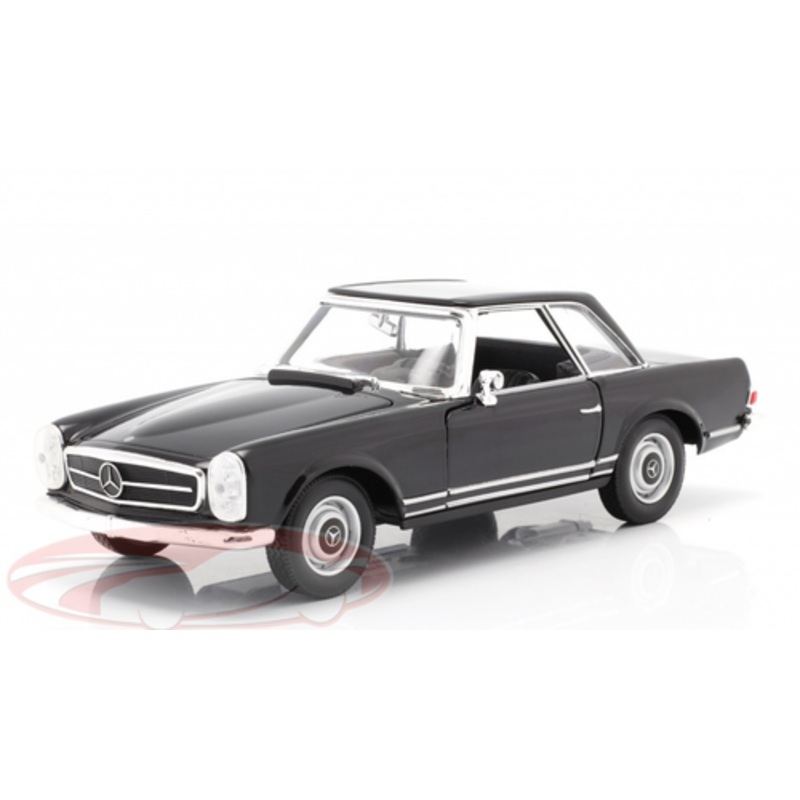 1/24 Welly 1963 Mercedes Benz 230SL Coupe W113 (Black) Diecast Car Model