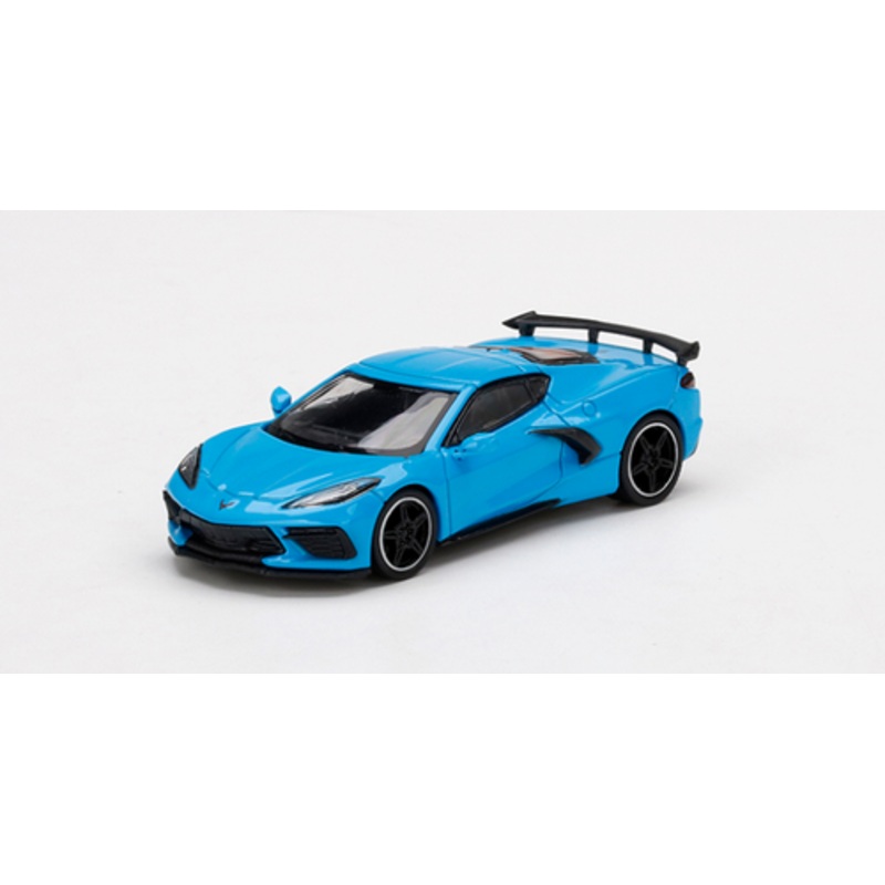 1/64 Mini GT 2020 Chevrolet Corvette Stingray C8 (Rapid Blue) Diecast Car Model