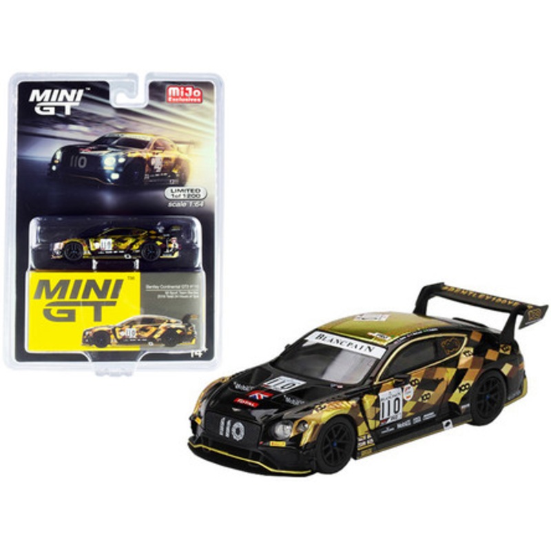 Bentley Continental GT3 RHD (Right Hand Drive) #110 "M-Sport Team Bentley" Total 24 Hours of Spa (2019) Limited Edition to 1200 pieces Worldwide 1/64 Diecast Model Car by True Scale Miniatures