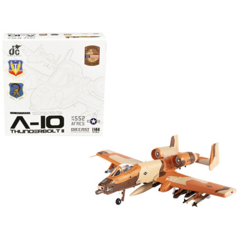 Fairchild Republic A-10C Thunderbolt II Attack Aircraft "917th Tactical Fighter Wing Operation Desert Storm" (1990) United States Air Force 1/144 Diecast Model by JC Wings