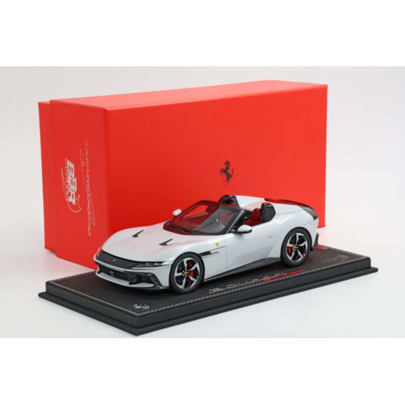 1/18 BBR Ferrari 12Cylinder Spider (Bianco Artico White) Car Model Limited 24 Pieces