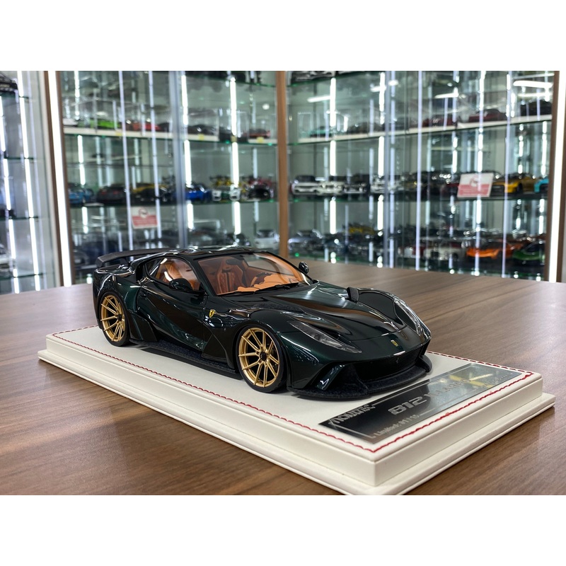 1/18 Resin  Ferrari 812 N-Largo Novitec | Davis & Giovanni |Metallic green | Limited 15 pcs