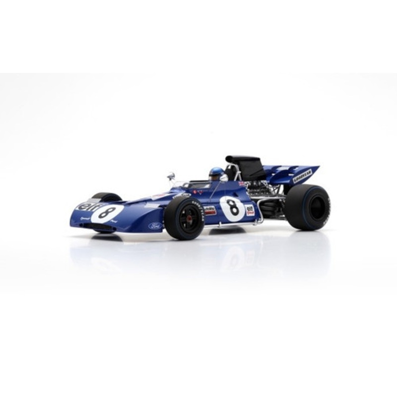 1/18 Spark Tyrrell 004 No.8 French GP 1972 Formula 1 Patrick Depailler Car Model