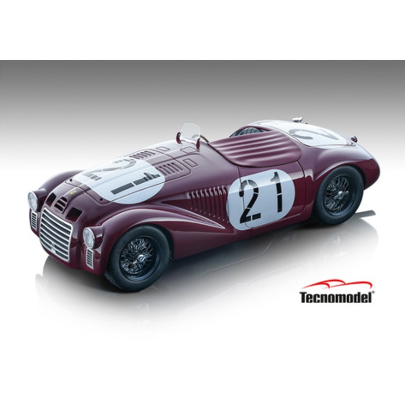 1/18 Tecnomodel 1947 12H di Pescara 2ND Place Driver Franco Cortese Car Model