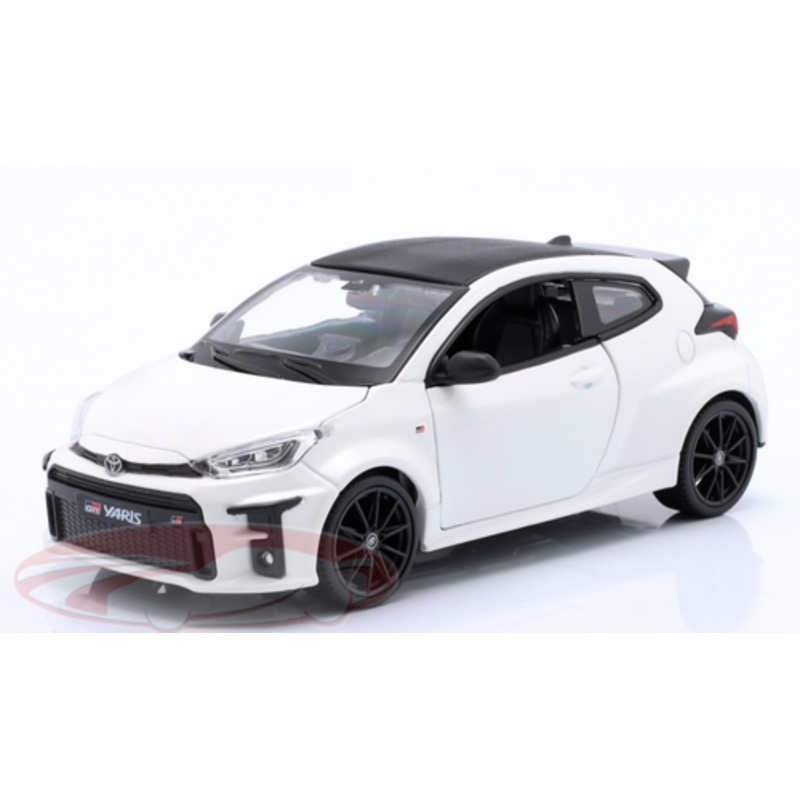 1/24 Maisto 2021 Toyota GR Yaris (White) Diecast Car Model