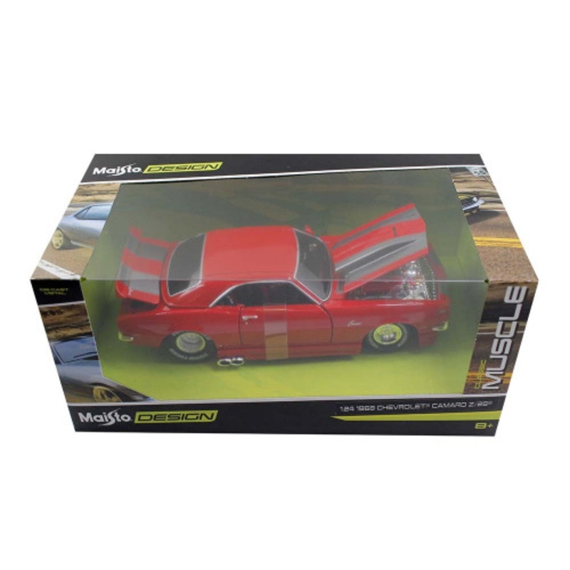 1968 Chevrolet Camaro Z/28 Red "Classic Muscle" 1/24 Diecast Model Car by Maisto