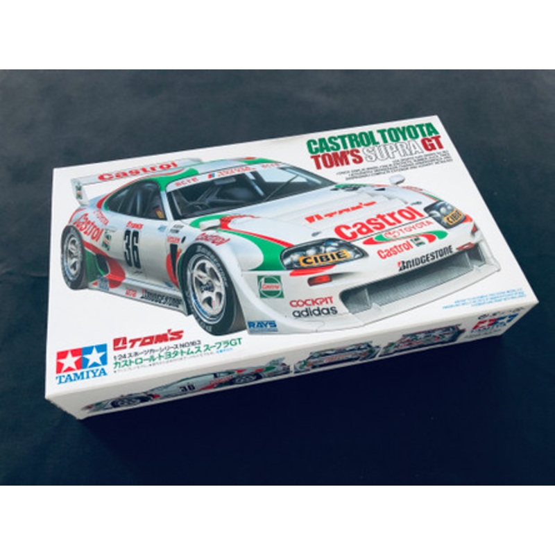 TAMIYA - Toyota Castrol Tom's Supra GT 1/24 Scale Model Kit - No. 163