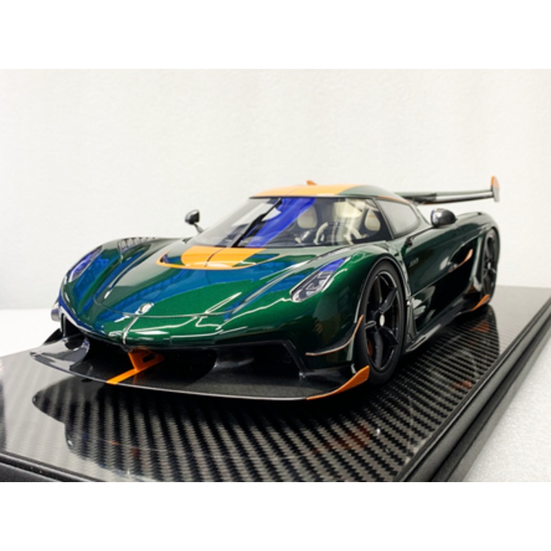 1/12 Frontiart Koenigsegg Jesko 7317 (Green Tinted Carbon) Car Model