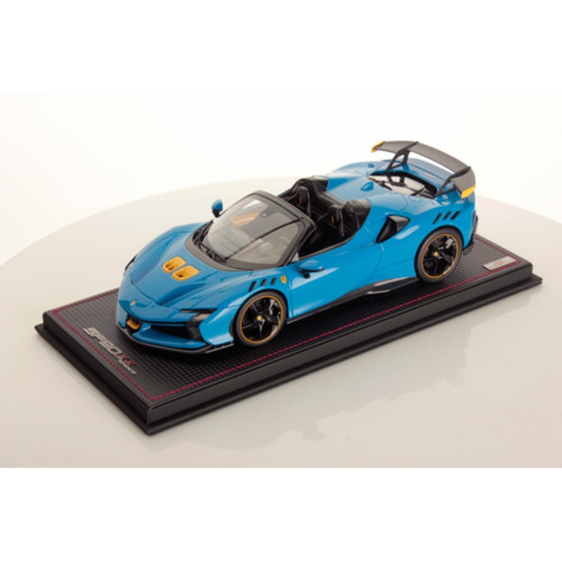1/18 MR Collection Ferrari SF90 XX Stradale Spider (Azzurro Dino Blue) Car Model