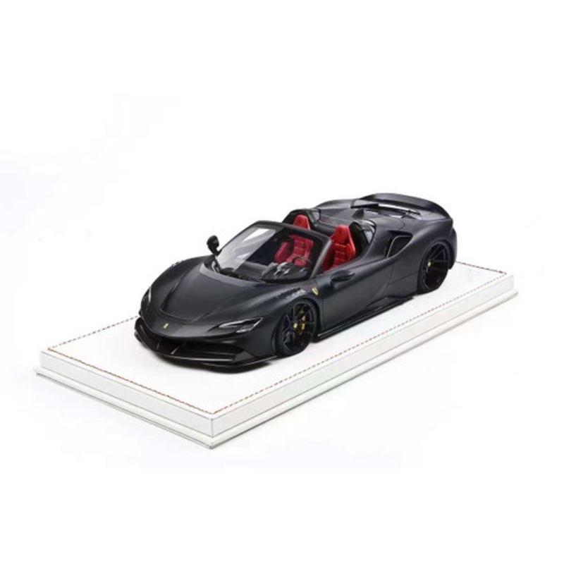 1/18 Runner Ferrari SF90 Spider Novitec (Black) Resin Car Model Limited 66 Pieces
