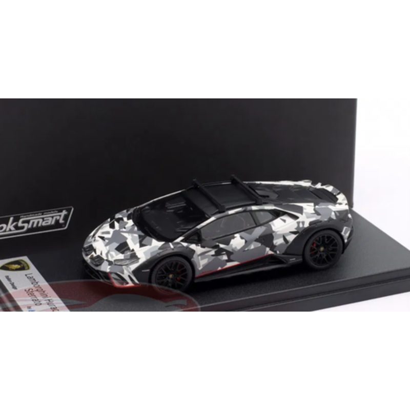 1/43 Looksmart 2023 Lamborghini Huracan Sterrato All-Terrain (Camouflage Snow Version) Car Model