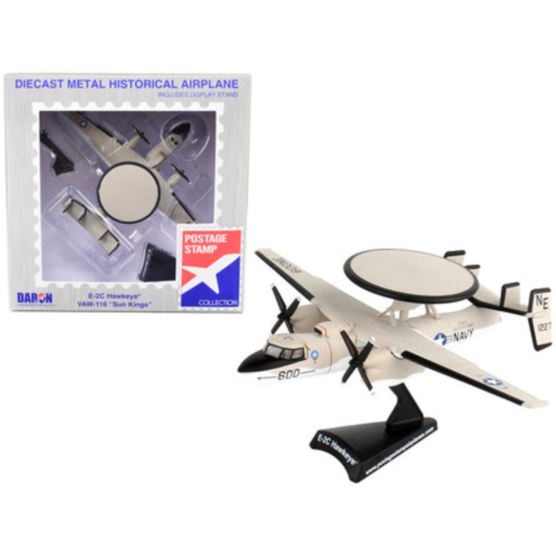 Northrop Grumman E-2C Hawkeye Aircraft "VAW-116 Sun Kings" United States Navy 1/145 Diecast Model Airplane by Postage Stamp