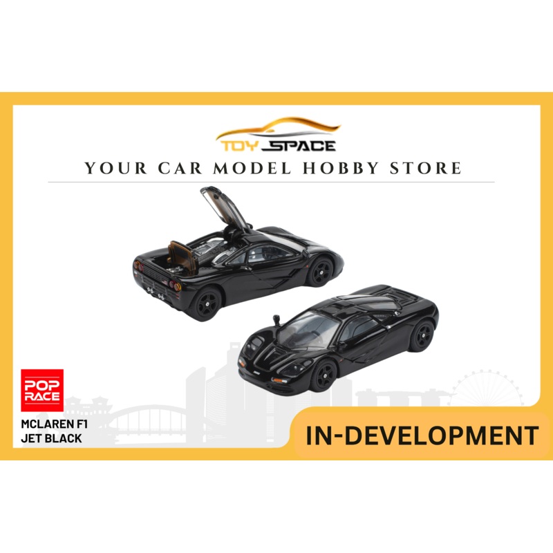 [POP RACE] 1:64 Mclaren F1 - Jet Black