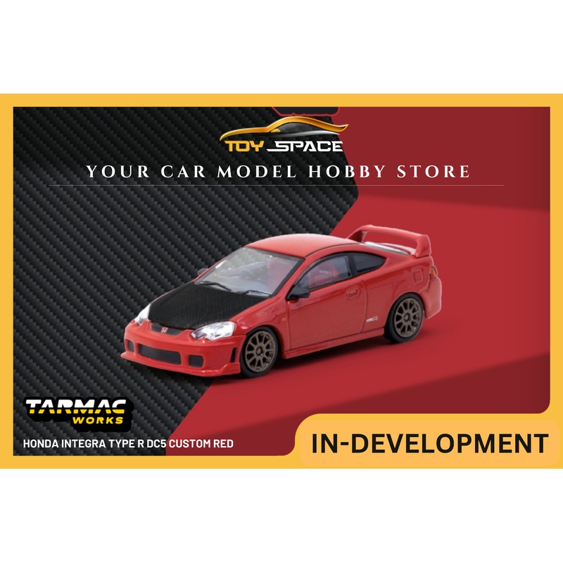 [TARMAC WORKS] 1:64 Honda Integra Type R DC5 Custom Red