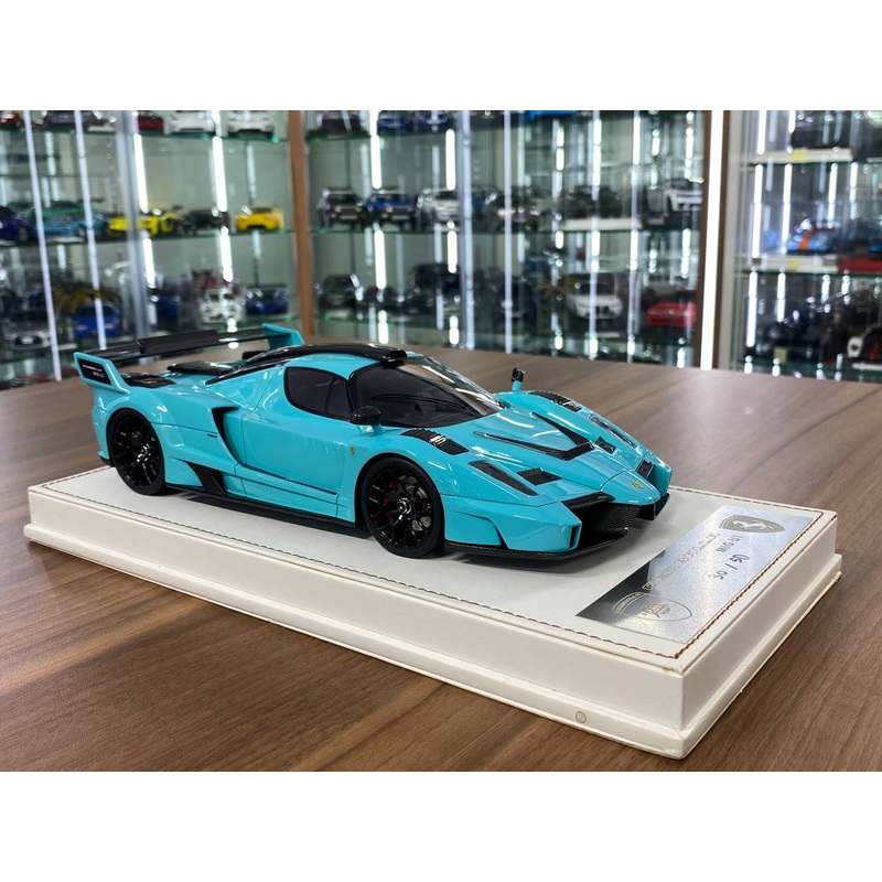 1/18 Resin   Timothy & Pierre Gemballa MIG-U1 (Ferrari Enzo) Tiffany Blue Limited 50 pcs