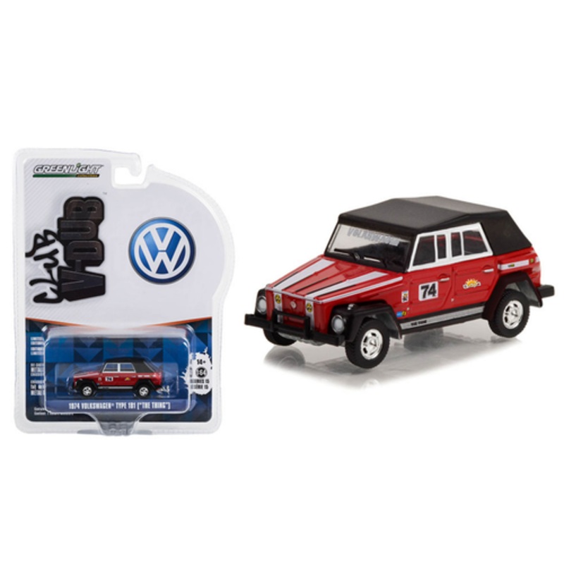 1/64 Greenlight 1974 Volkswagen Thing (Type 181) 74 BAJA Diecast Car Model