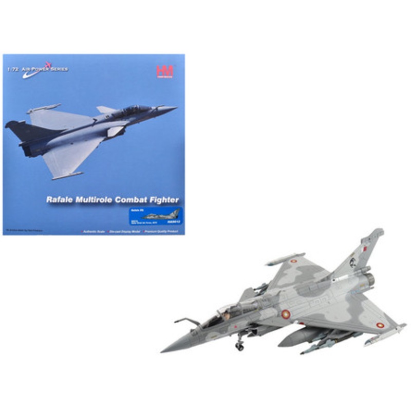 Dassault Rafale EQ Fighter Aircraft "QA210" (2019) Qatar Emiri Air Force "Air Power Series" 1/72 Diecast Model by Hobby Master