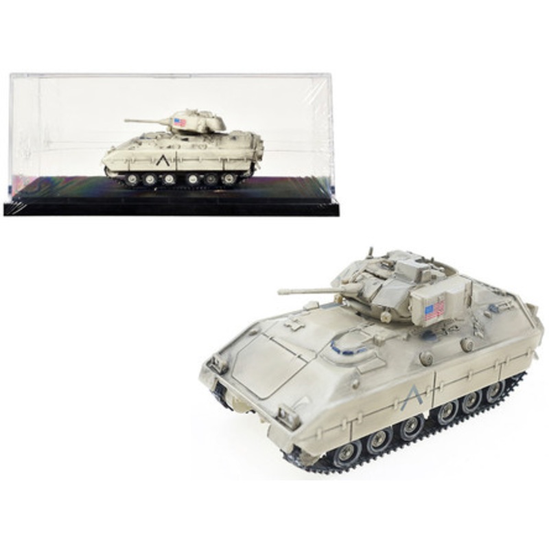 M2 Bradley Infantry Fighting Vehicle Tank "United States Army" Desert Camouflage 1/72 Diecast Model