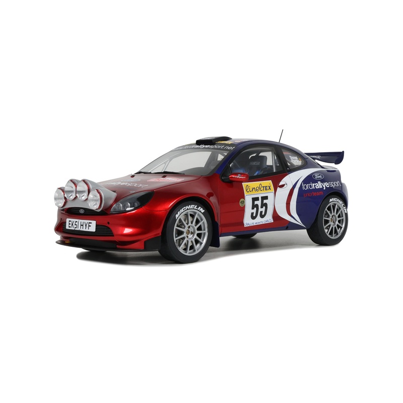 [Preorder] OttO 1:18 FORD PUMA SUPER 1600 RED DUVAL RALLYE MONTE CARLO 2002 OT456