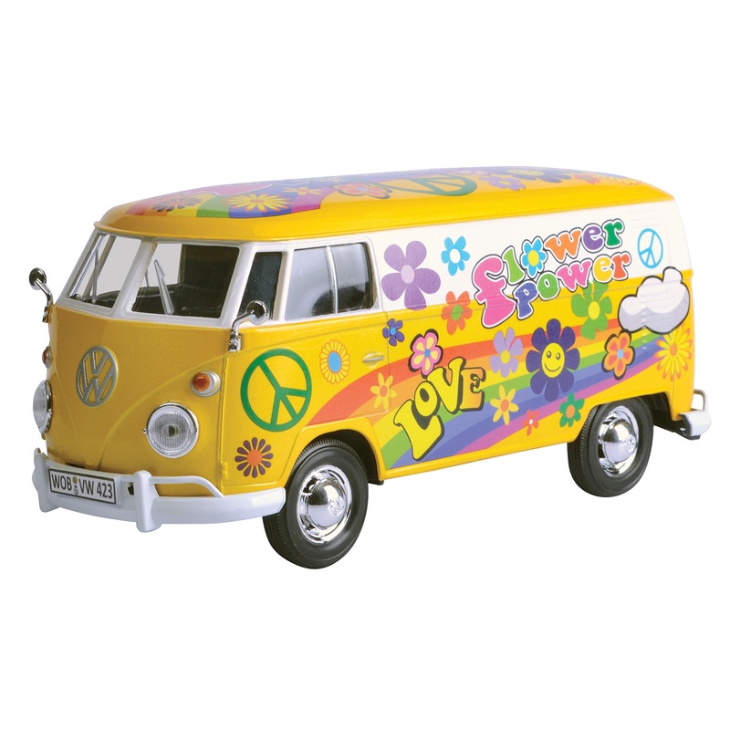 Volkswagen Type 2 (T1) Delivery Van (Flower Power 2) by MotorMax 79575