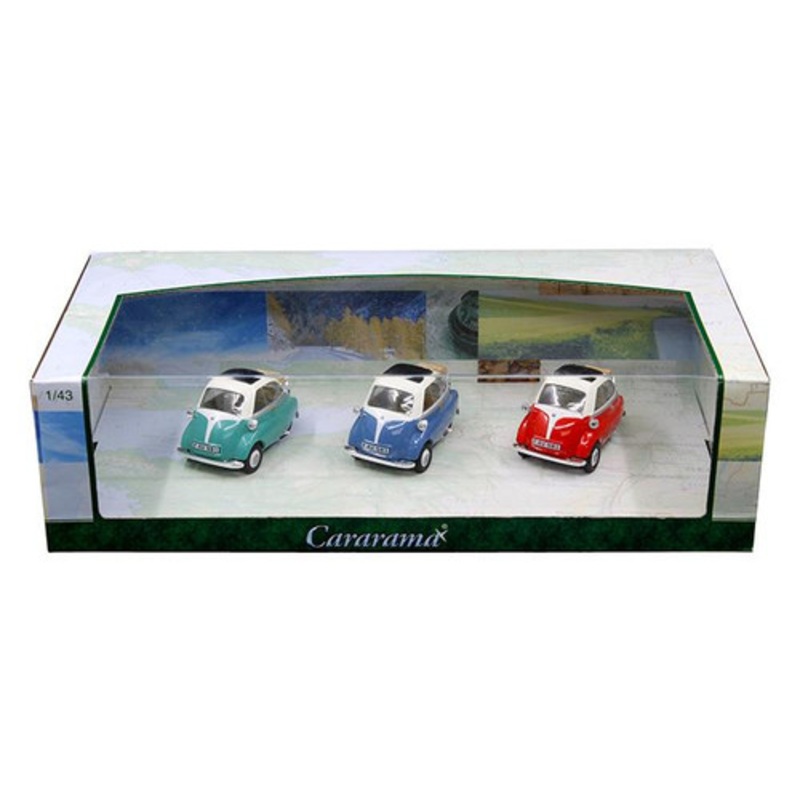 1:43 Cararama W/B 3 Pack Set BMW Isetta Diecast Car Model