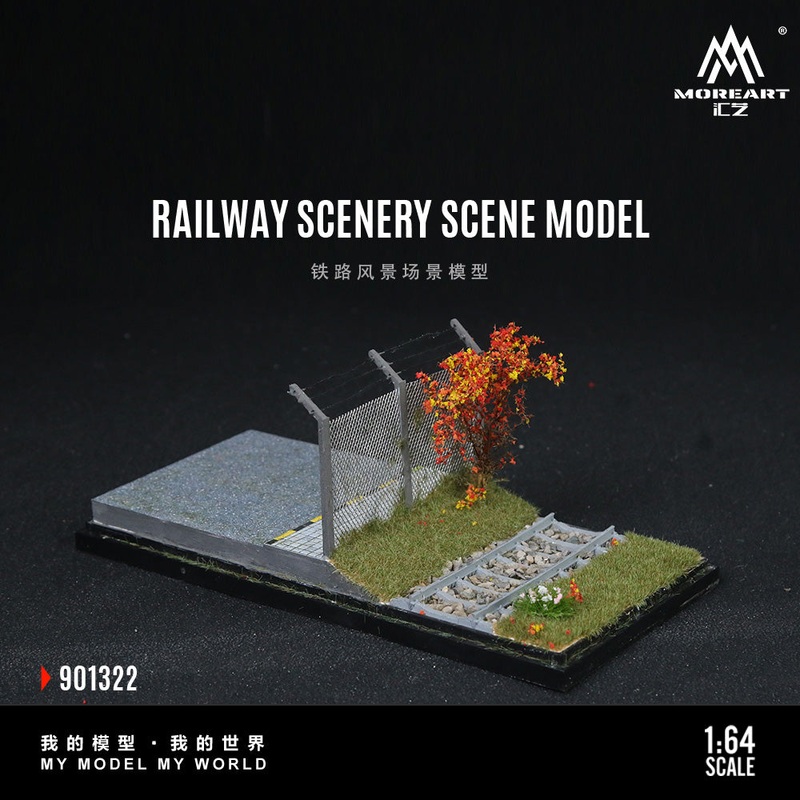 [Preorder] MoreArt 1:64 RAILWAY SCENERY SCENE MODEL MO901322