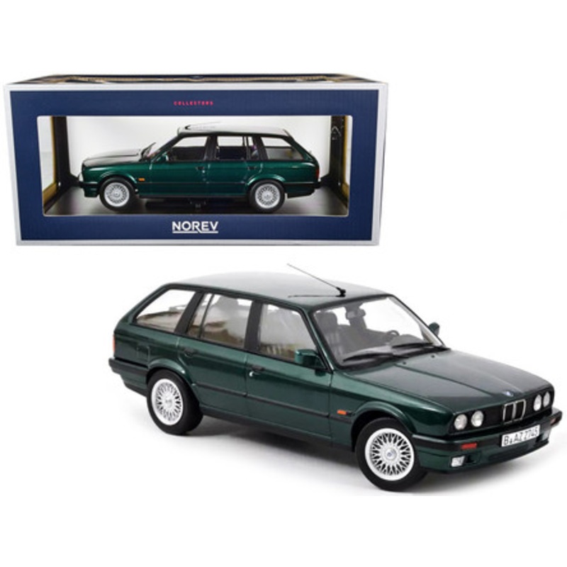 1/18 Norev 1990 BMW 325i Touring (Green Metallic) Diecast Car Model