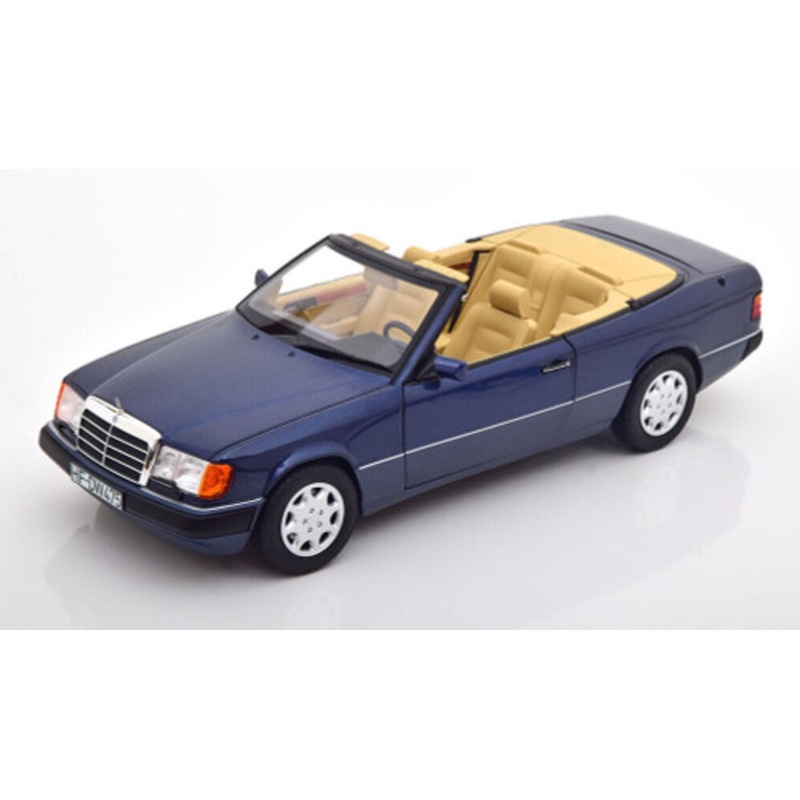 1/18 Norev 1990 Mercedes-Benz 300 CE-24 convertible (A124) (Nautical Blue) Diecast Car Model