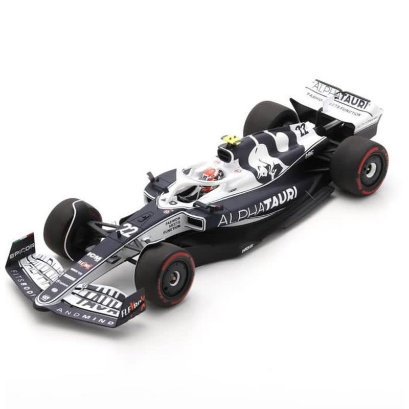 AlphaTauri - AT03 n.22 (2022) 1:18  - Bahrain GP - Yuki Tsunoda - With Showcase - Spark