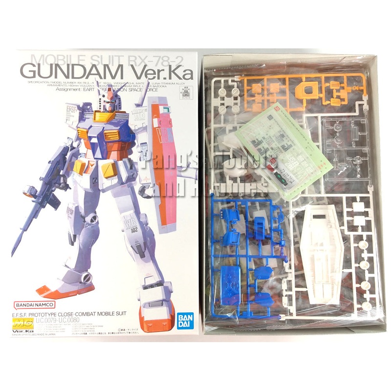 Gundam RX-78-2 Ver.Ka 1/100 Scale Plastic Model Kit (Assembly Required) by Bandai