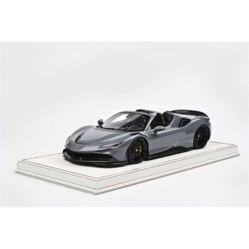 1/18 Runner Ferrari SF90 Spider Novitec (Grey) Resin Car Model Limited 66 Pieces
