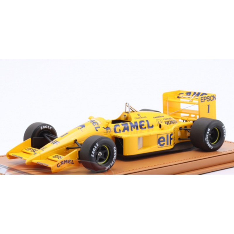 1/18 Tecnomodel 1988 Formula 1 Nelson Piquet Lotus 100T #1 3rd Brazil GP Car Model