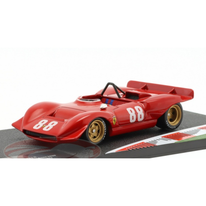 1/43 Altaya 1969 Ferrari 212 E #88 Winner Trento-Bondone Peter Schetty Car Model