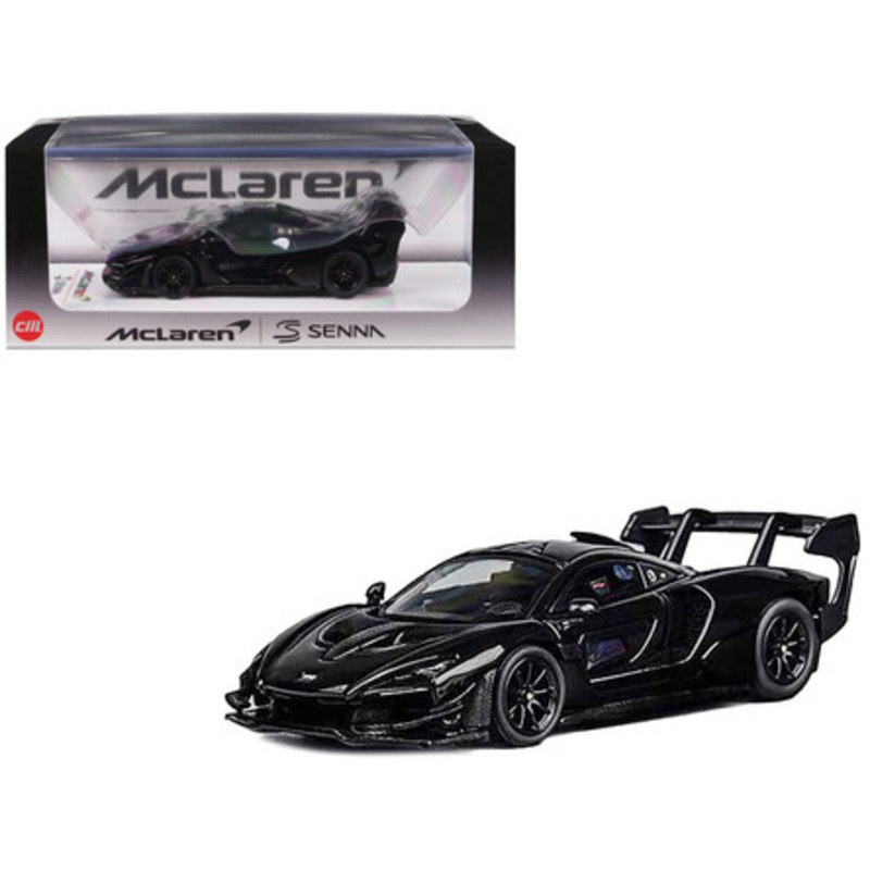 1/64 CM Model McLaren Senna GTR (Black) Diecast Car Model