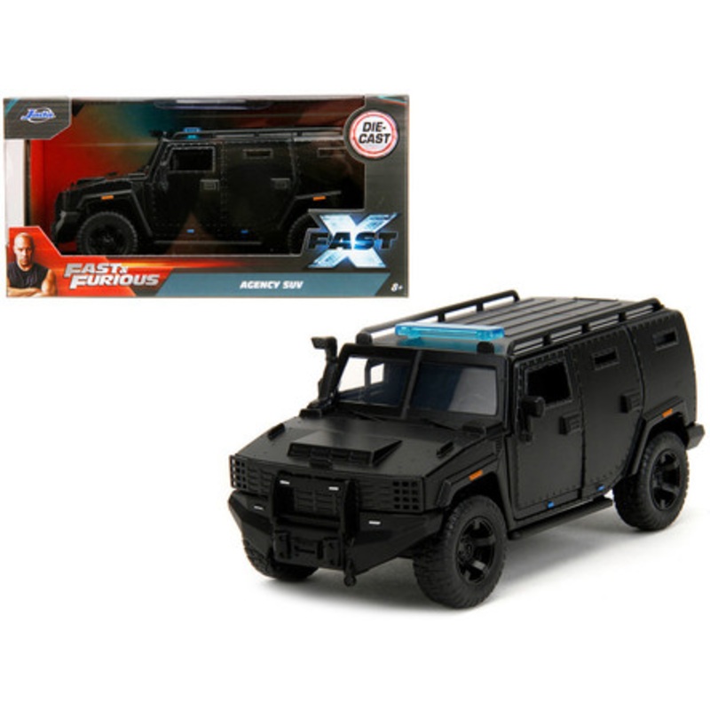 Agency SUV Matt Black "Fast X" (2023) Movie "Fast & Furious" Series 1/32 Diecast Model Car by Jada