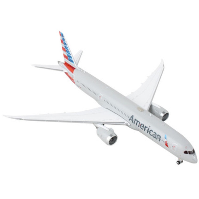 Boeing 787-9 Commercial Aircraft "American Airlines" Gray 1/400 Diecast Model Airplane by GeminiJets