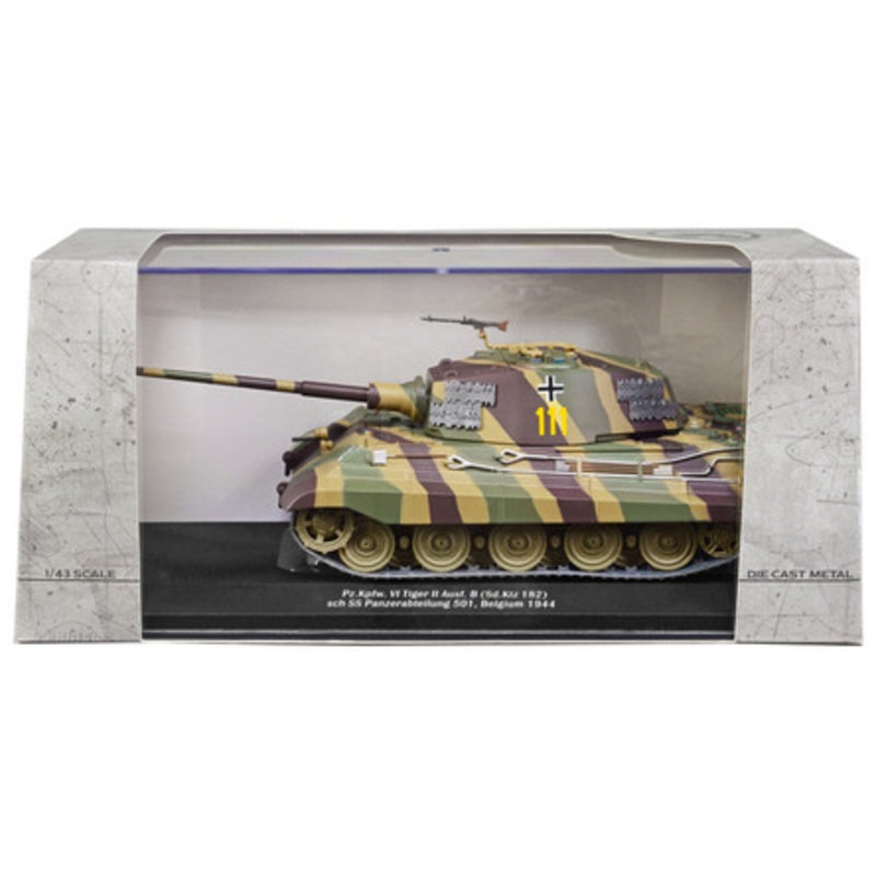 German Sd. PzKpfw VI King Tiger Ausf. B Heavy Tank #111 "Schwere SS Panzer Abteilung 101 Belgium 1944" 1/43 Diecast Model by AFVs of WWII